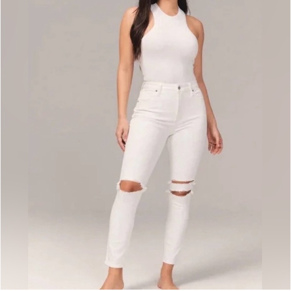 High Rise Super Skinny Ankle Jean